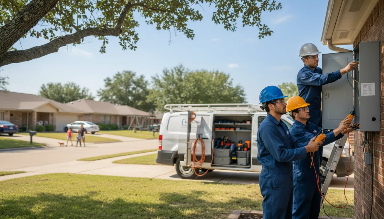 Certified electrician providing emergency electrical services in Midway City, CA